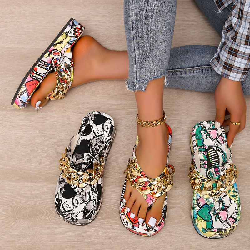 Graffiti Sandals