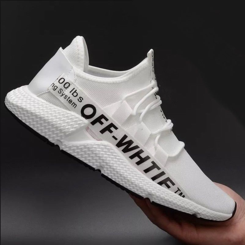 Running Shoes, Lightweight Fashion men, Size: 39, Color: White