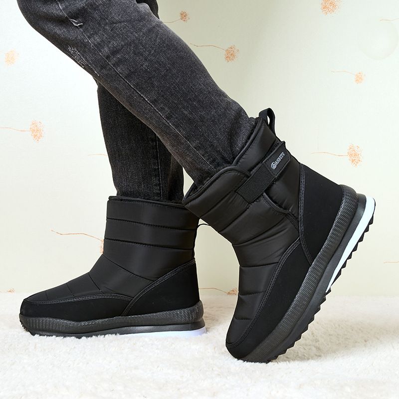 Snow Boots Fleece-lined Warm High-top Cotton-padded women