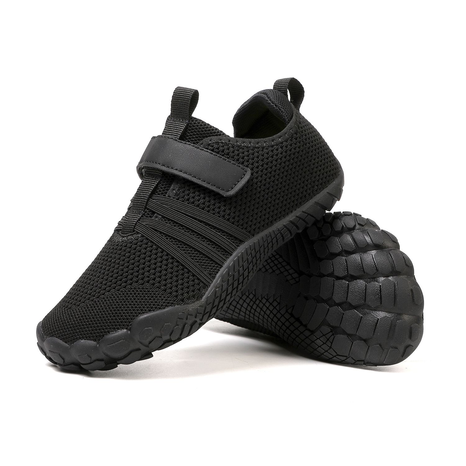 River Tracing Shoes, Outdoor Hiking Shoes, New Non-slip kids, Color: Black 4127, Size: 26