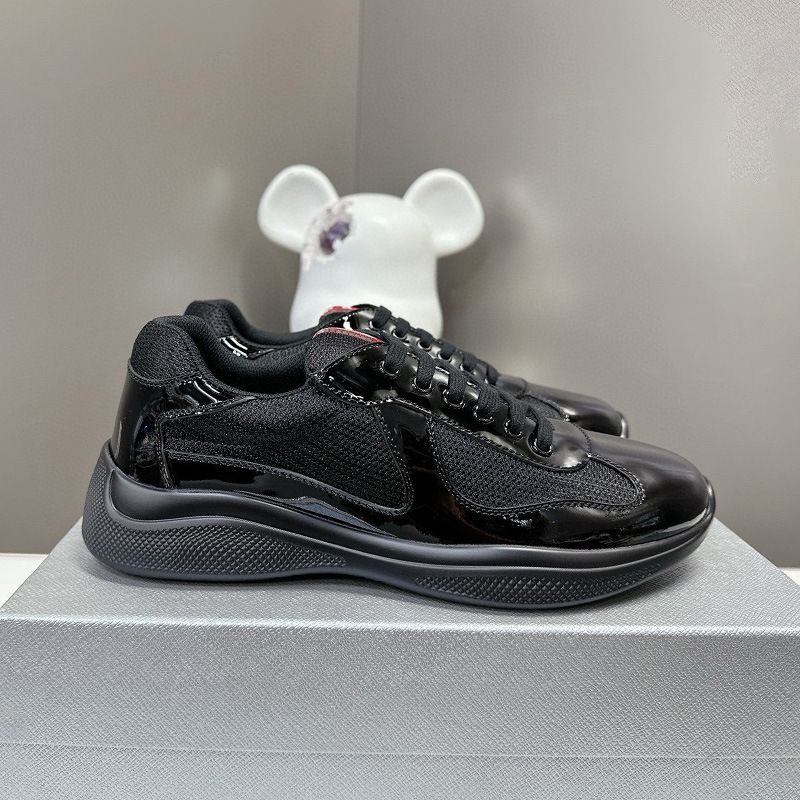 Round Toe Versatile Running ShoesShoes Genuine Leather Flats High Quality Patent Leather Shoes, Color: black, Size: 35