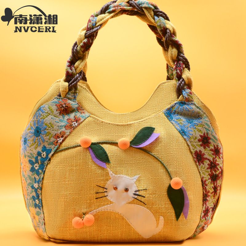 Cartoon Creative Handbag Artistic Women
