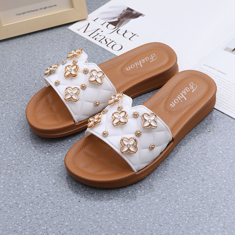 European And American Trend Roman Sandals, Size: 36, Color: White