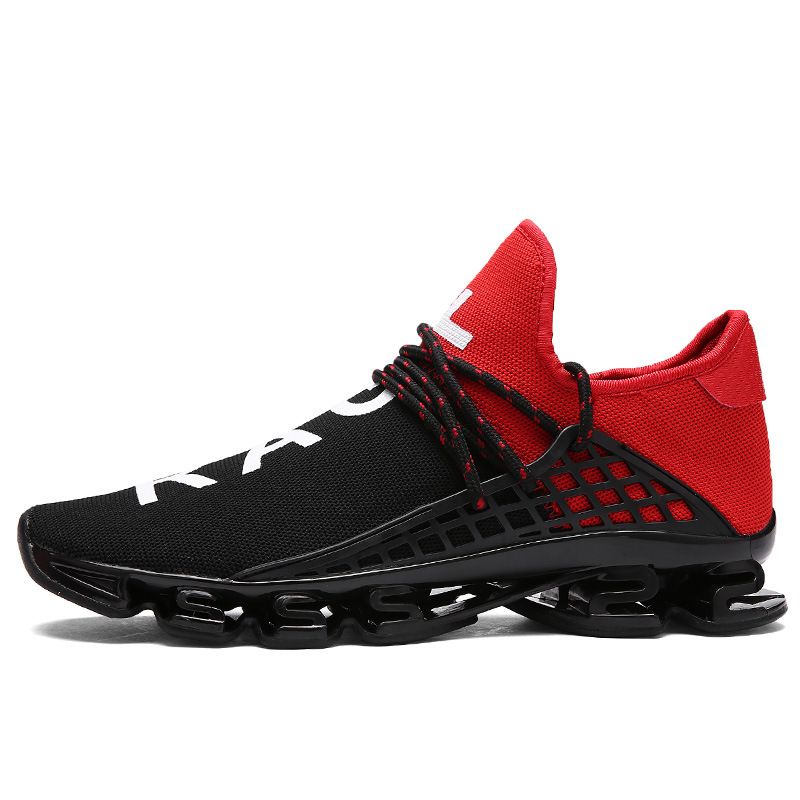 Blade running shoes, Size: 36, Color: Tk02 black and red