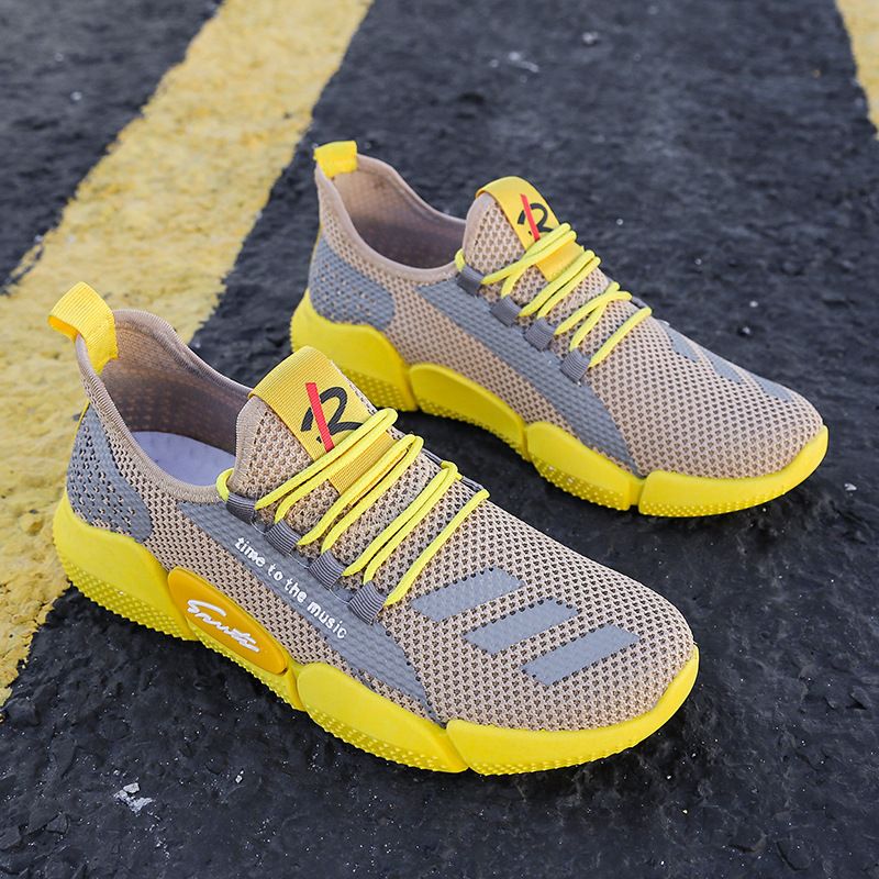 Popular Men Cloth Shoes Breathable, Color: F100 yellow, Size: 39