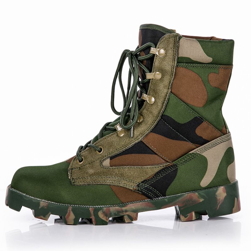 Alang Combat Boots Tactical Boots Outdoor Sports Training Boots, Size: 37, Color: Jungle camouflage