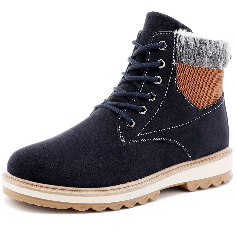 Winter boots for men boots Martin British, Size: 39, Color: Blue
