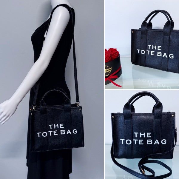Design Tote Bag Medium Size Black, size: One Size, color: As Shown