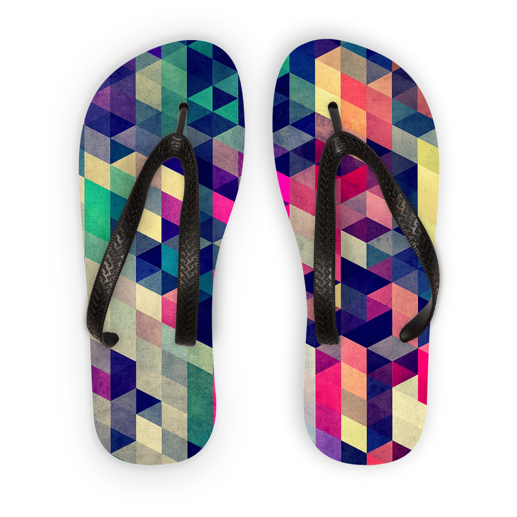 ATYM Adult Flip Flops, Size: S, Color: Black Strap