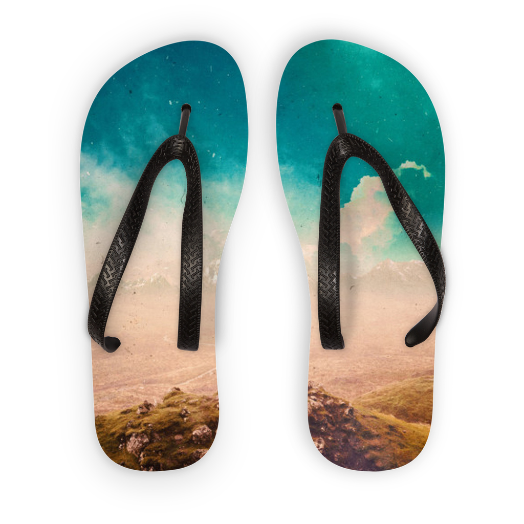 Don't Matter to Me Adult Flip Flops, Size: S, Color: Black Strap