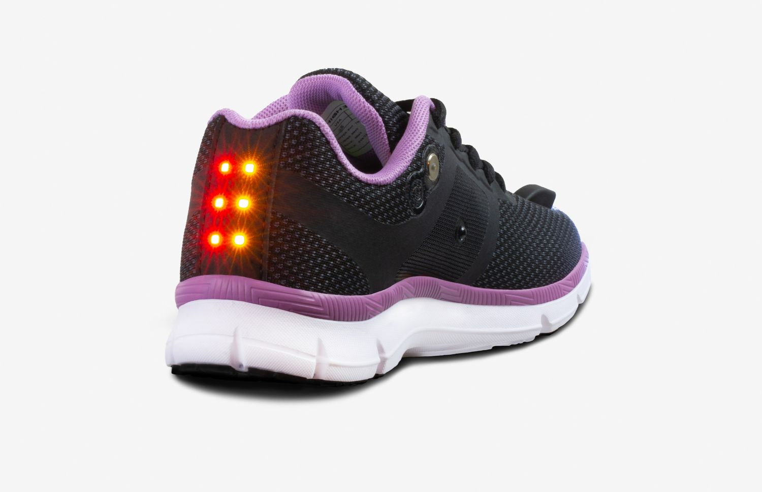 Women's Night Runner Shoes With Built-in Safety Lights 
