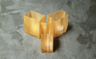 Mini 3D Printed Farolitos