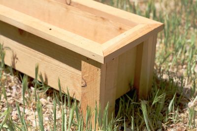 Small Cedar Wood Planter