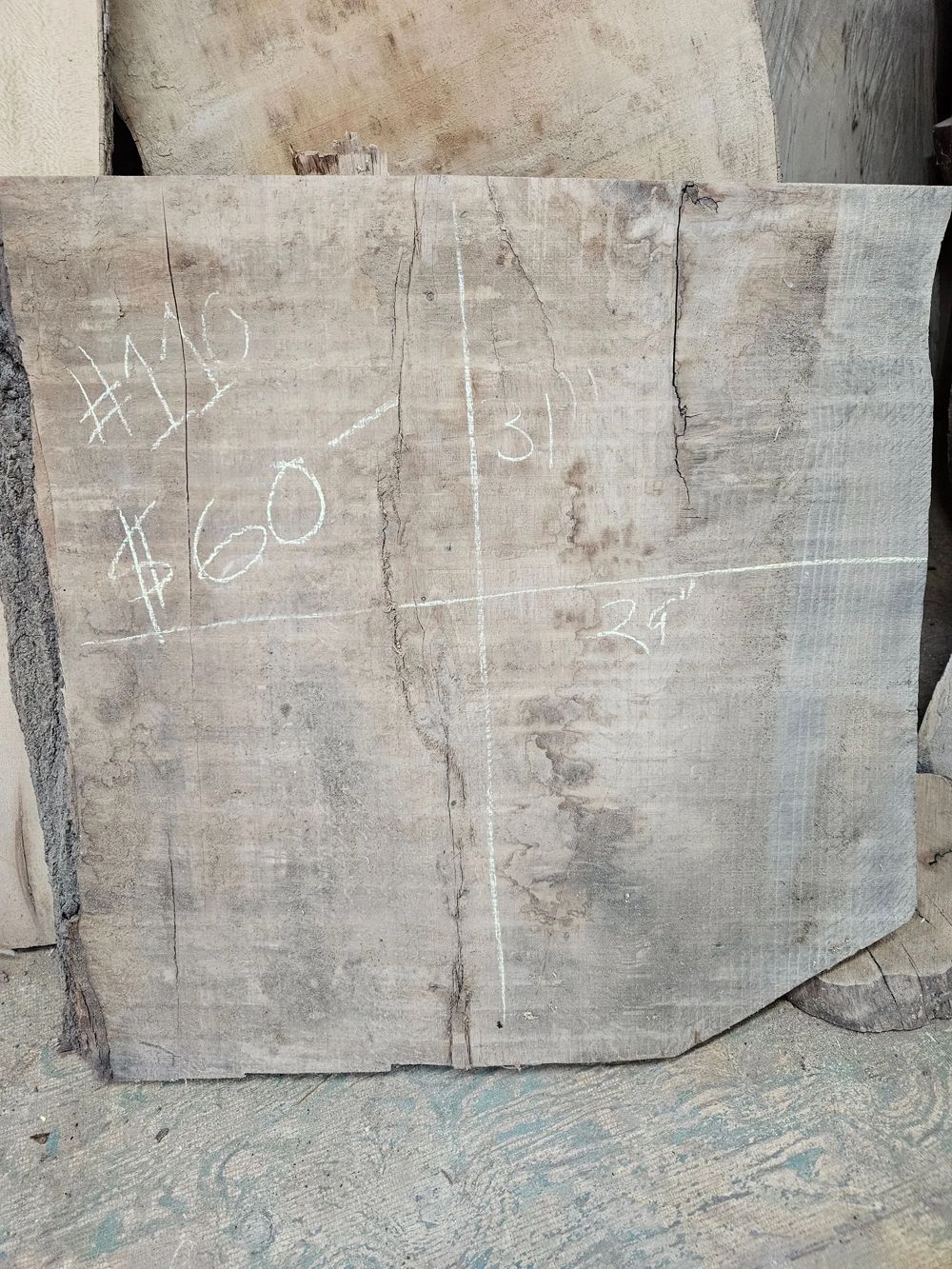 Red Oak slab