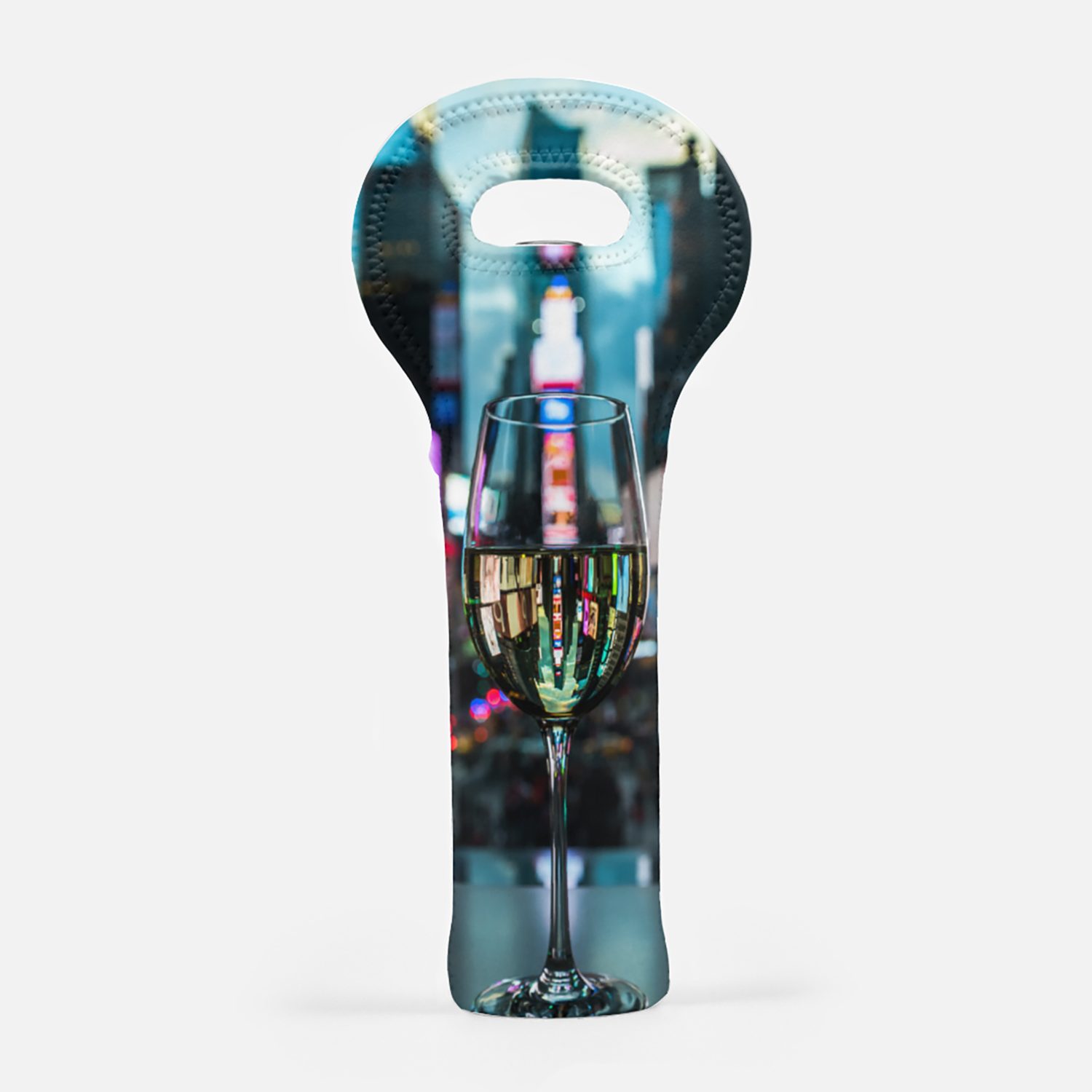 Times Square NYC Wine Tote Times Square NYC Wine Tote