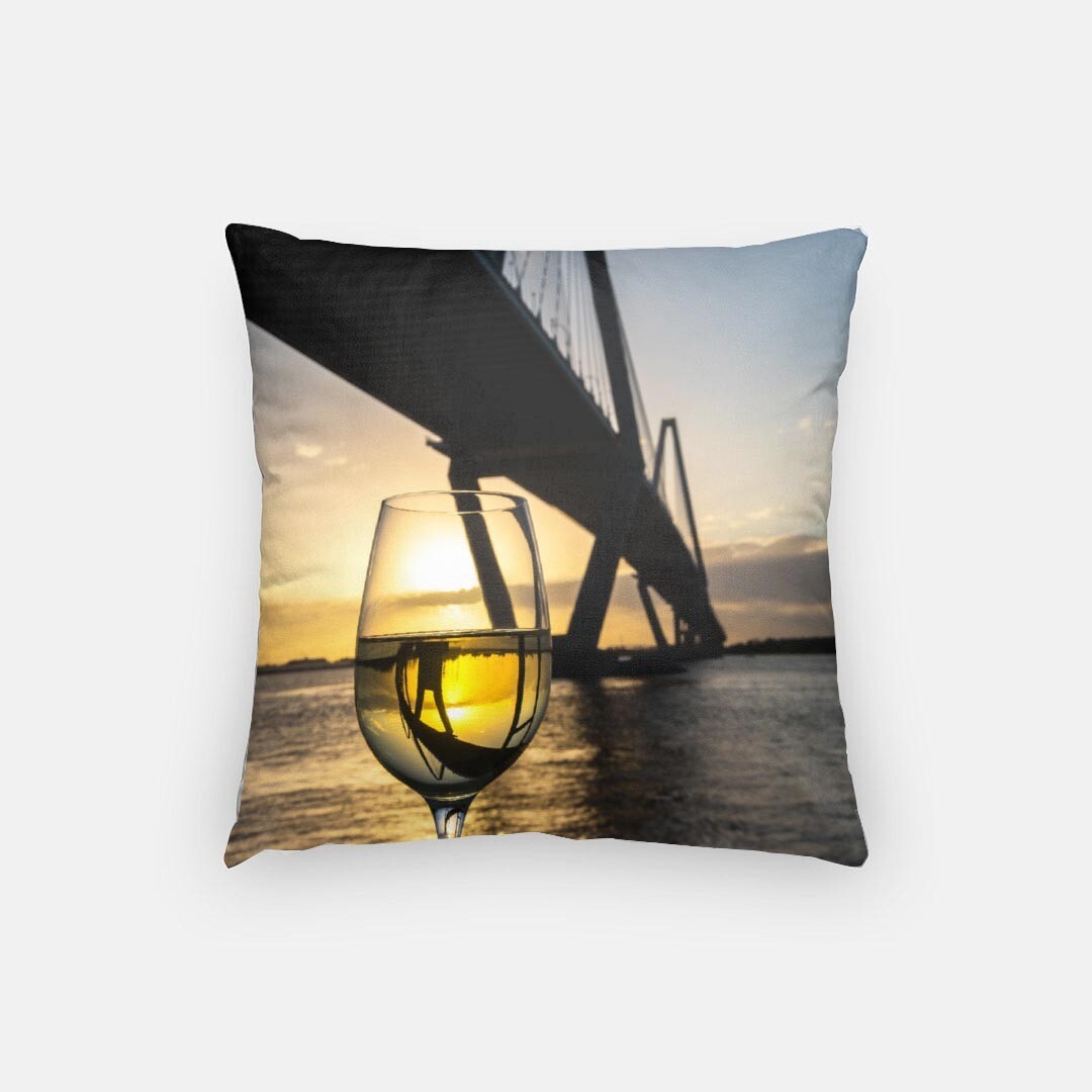 Charleston Sunset 16 Pillow