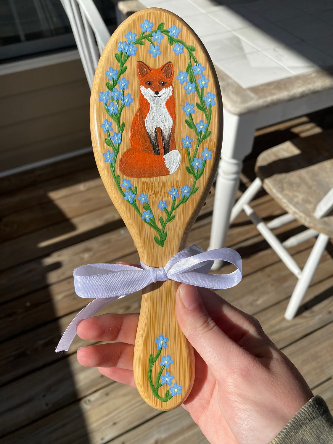 Bamboo Bristle Hairbrush