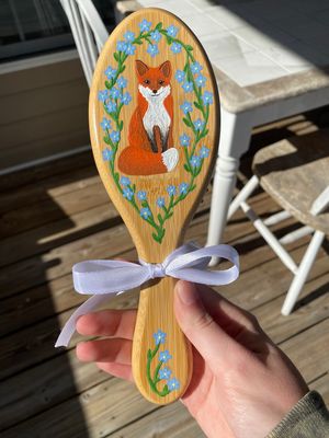 Bamboo Bristle Hairbrush