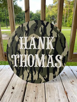 Camo Nursery Sign