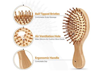 Kids Bamboo Bristle Hairbrush