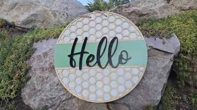 Front Door -Hello Honeycomb