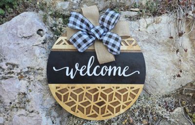 Front Door -Welcome Bow