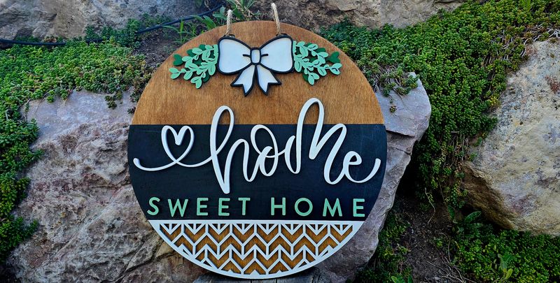 Front Door - Home Sweet Home