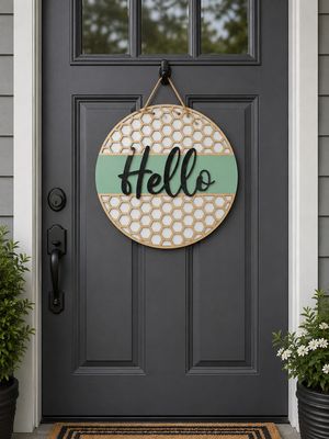 Front Door -Hello Honeycomb