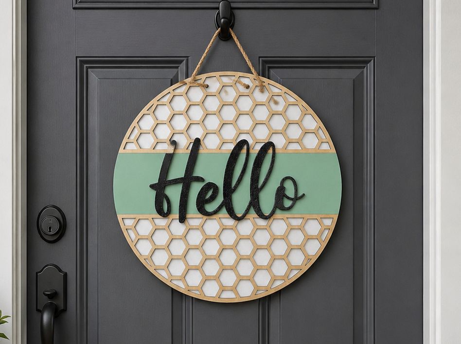 Front Door -Hello Honeycomb