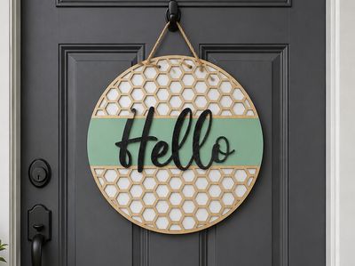 Front Door -Hello Honeycomb