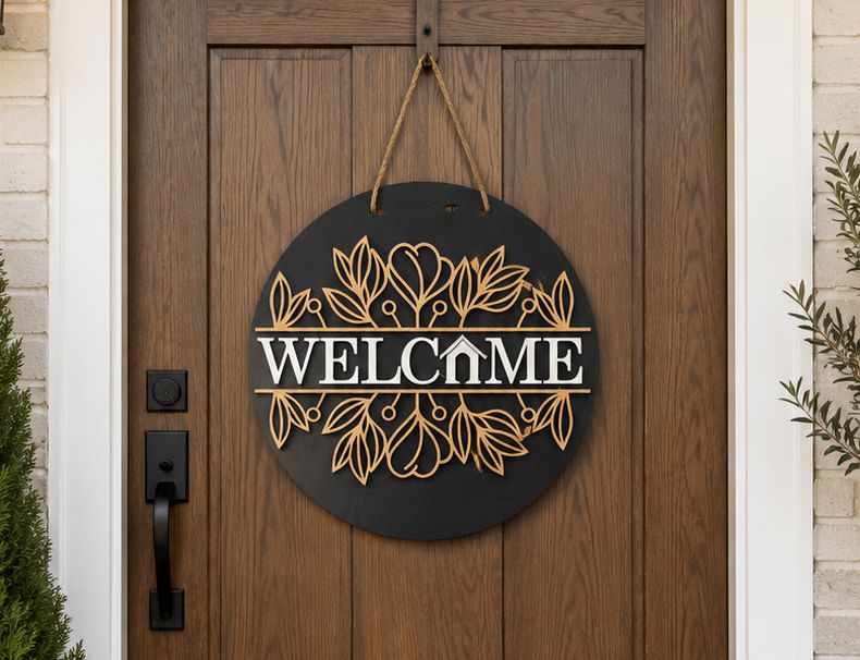 Front Door Welcome Home Flowers