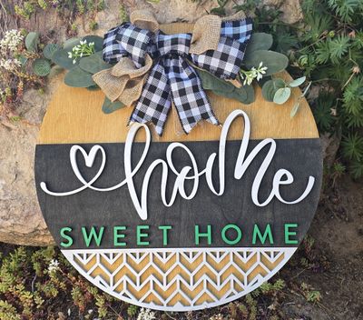 Front Door - Home Sweet Home