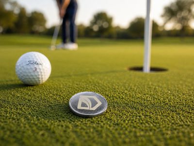 Custom Laser Engraved Golf Ball Marker