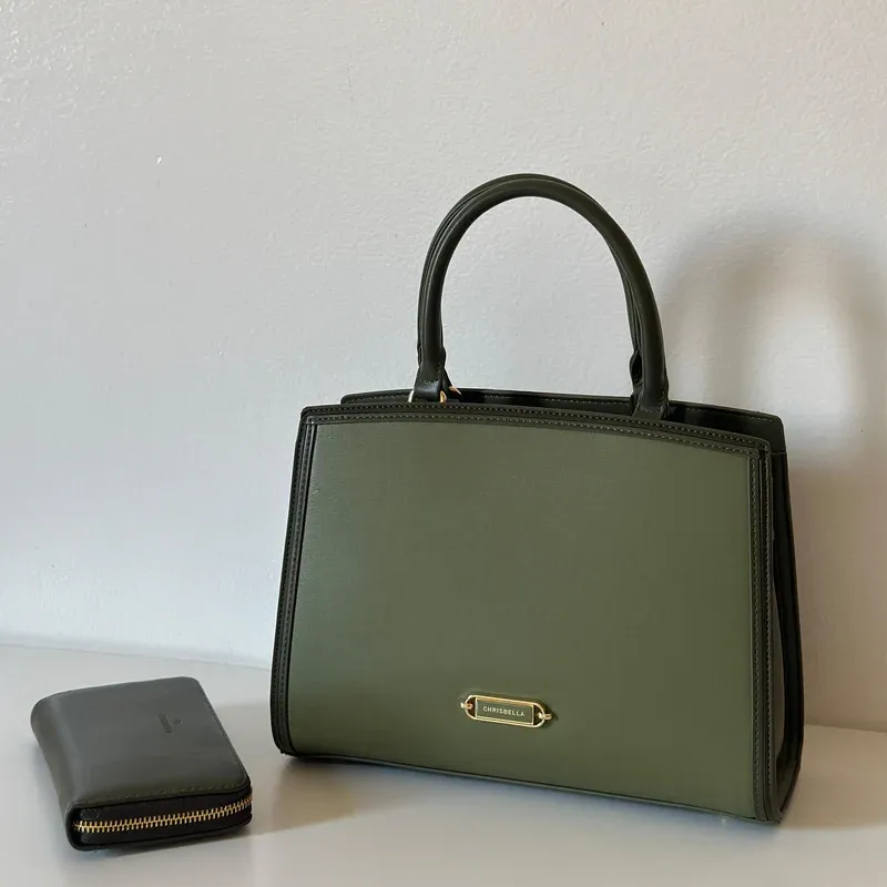 Chrisbella Brown Handbag AA012408019735