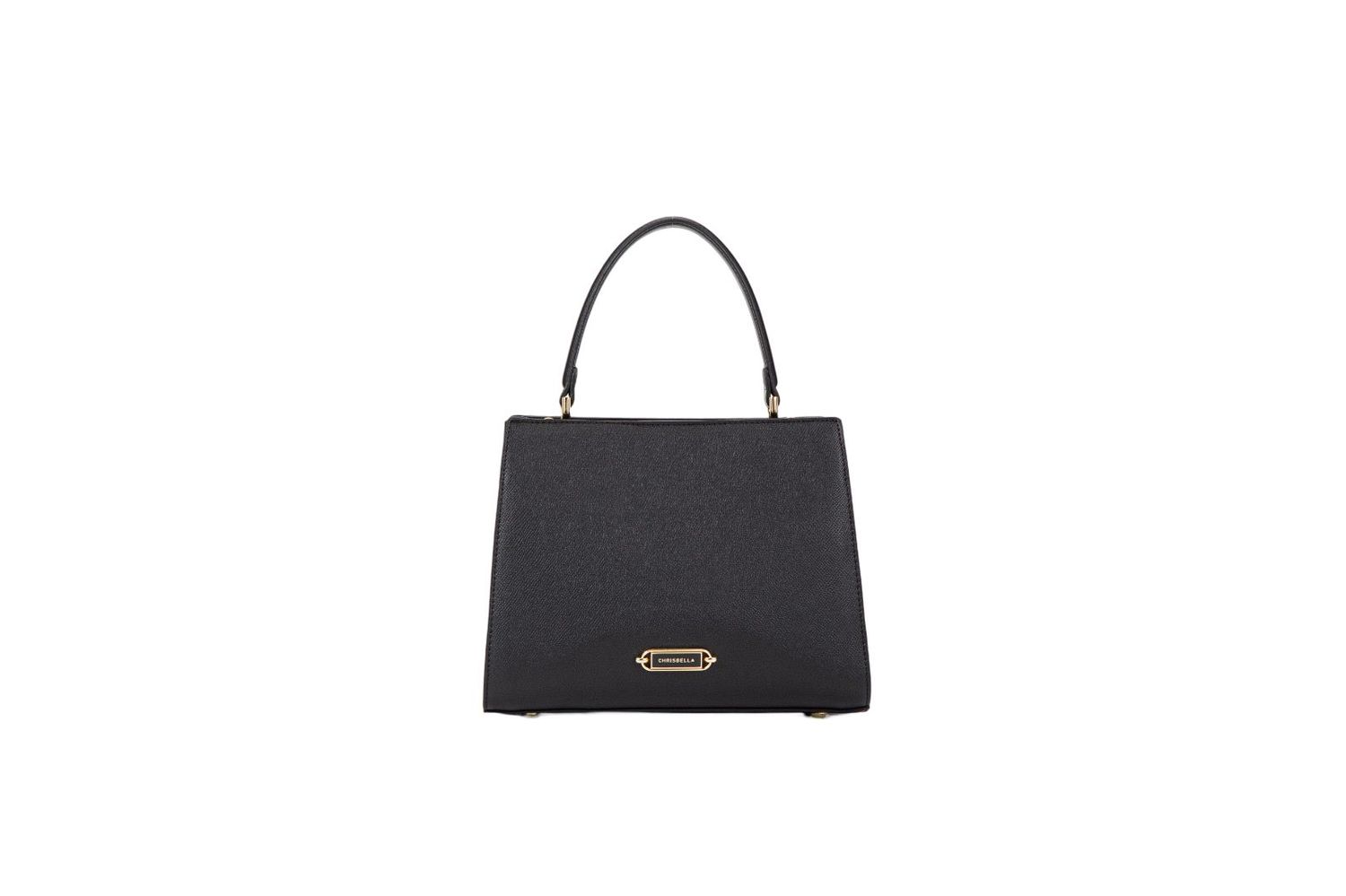 Chrisbella Black Elegant Handbag