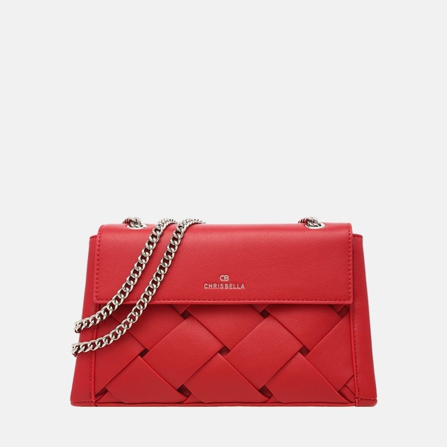 Chrisbella Classic Red Handbag