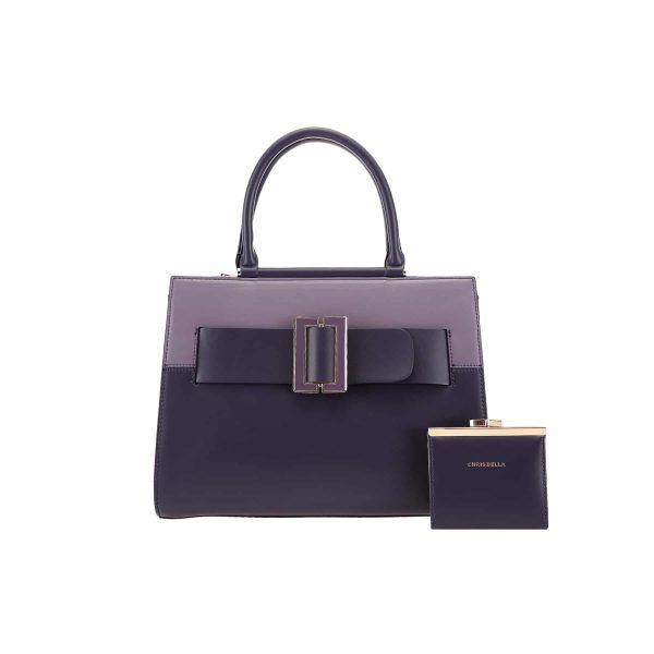 Chrisbella Amethyst Purple Handbag