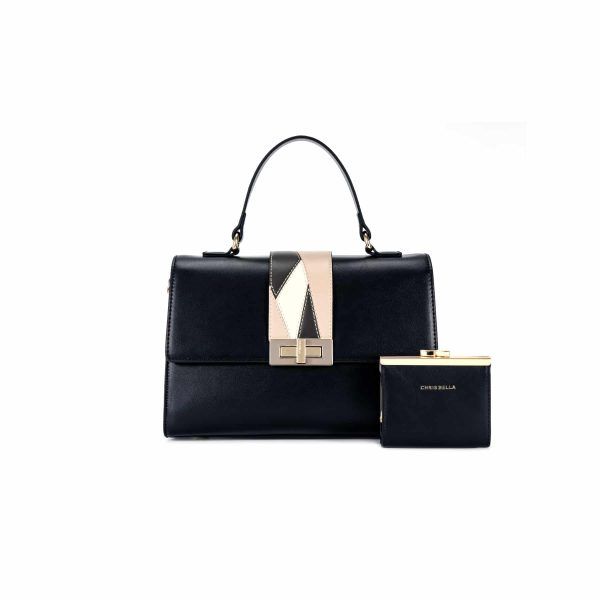 Chrisbella Black Handbag