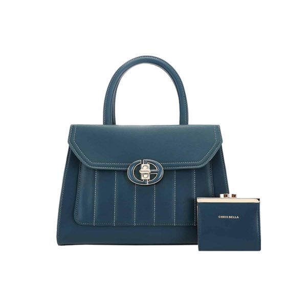 Chrisbella Blue Handbag