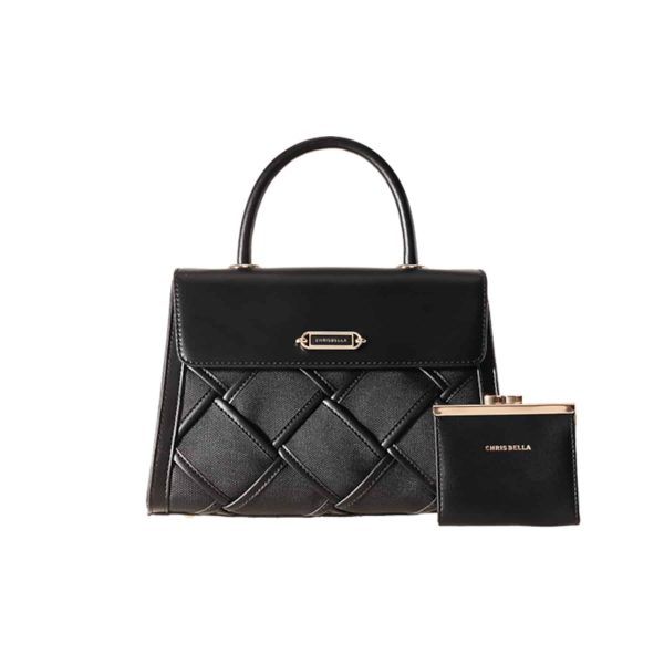 Chrisbella Black  Handbag