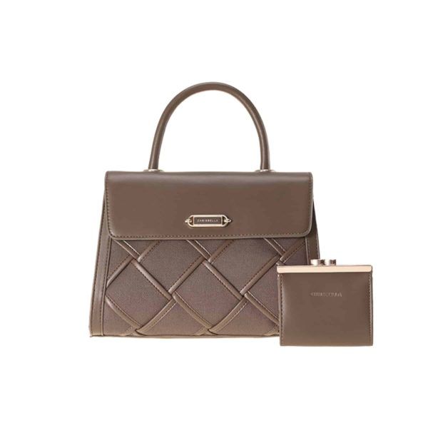 Chrisbella Deep Taupe Handbag