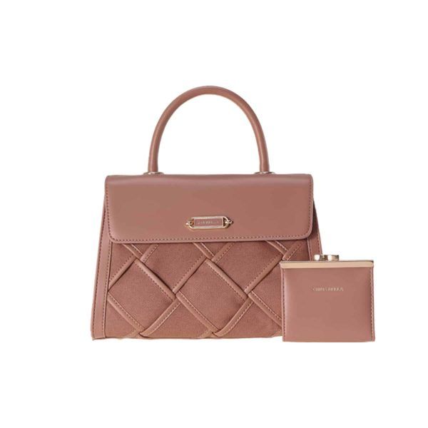 Chrisbella Pink  Handbag