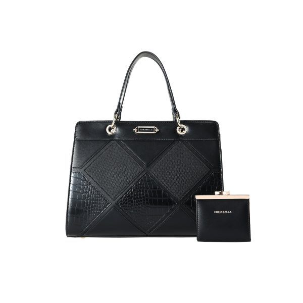 Chrisbella  Black Handbag