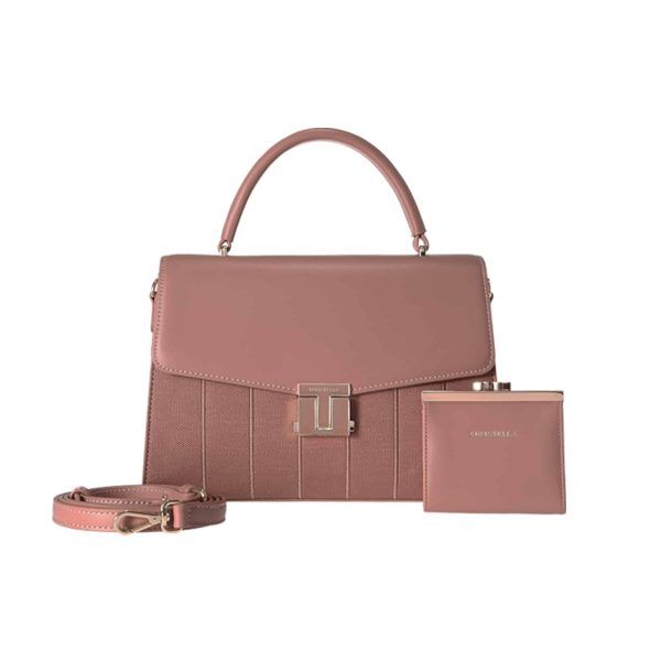 Chrisbella Flap Pink Handbag