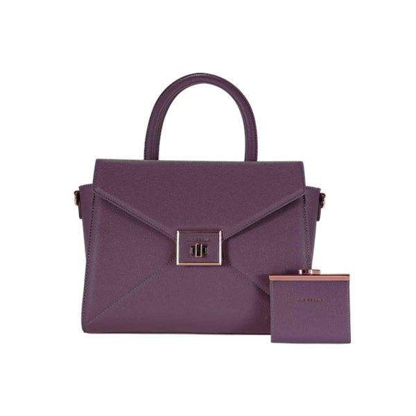 Chrisbella Amethyst Purple Handbag