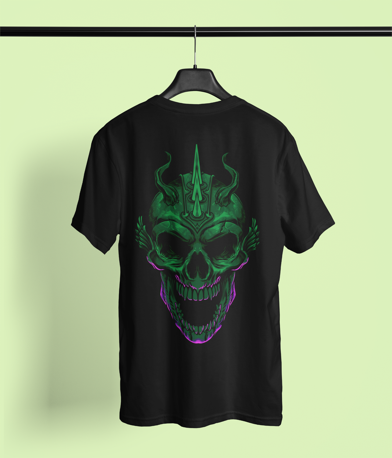 T-Shirt Caveira Verde