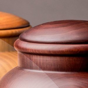 WOODEN URNS