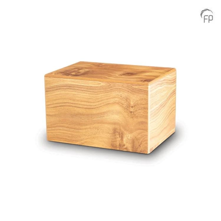 Wooden MDF Urn - natural