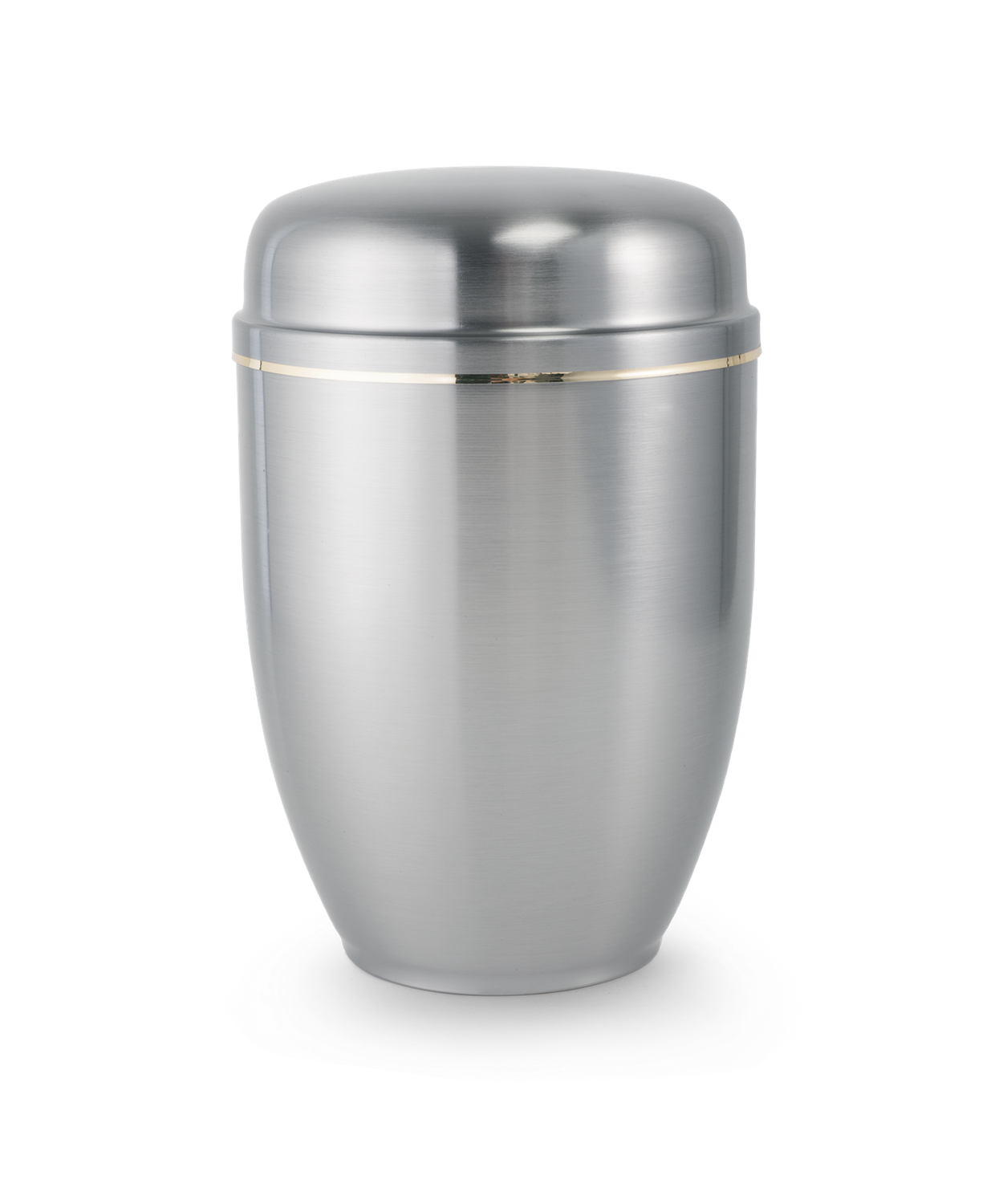Urn Cover Economy - silver with a gold stripe