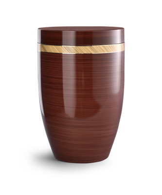 Steel Urn Cover Premium – Dark Wood Decor